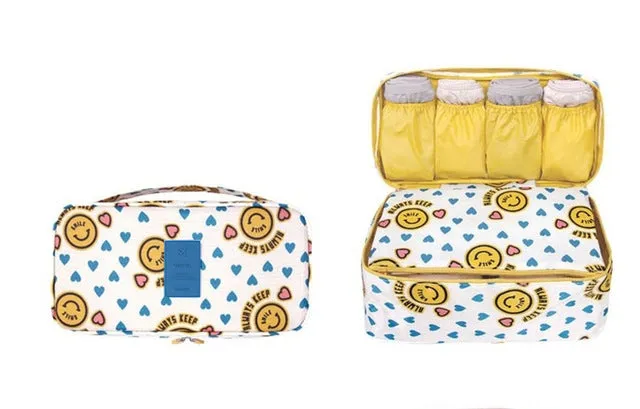 Travel Lingerie Organizer & Makeup Bag