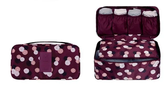 Travel Lingerie Organizer & Makeup Bag