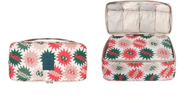 Travel Lingerie Organizer & Makeup Bag