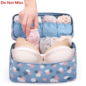 Travel Lingerie Organizer & Makeup Bag