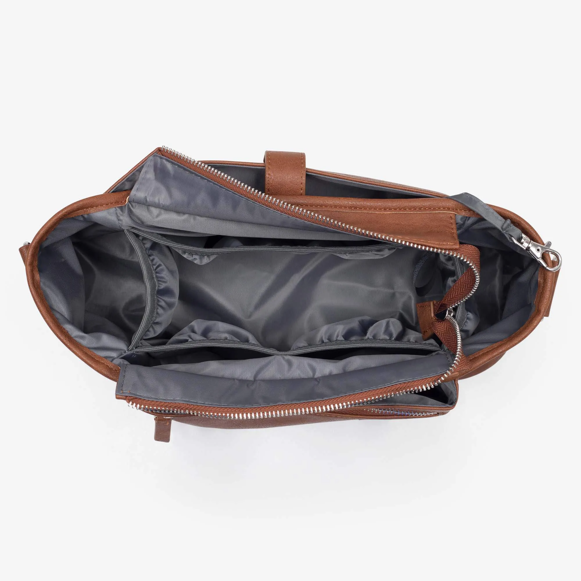 VANCHI Pram Caddy - Pebbled Tan