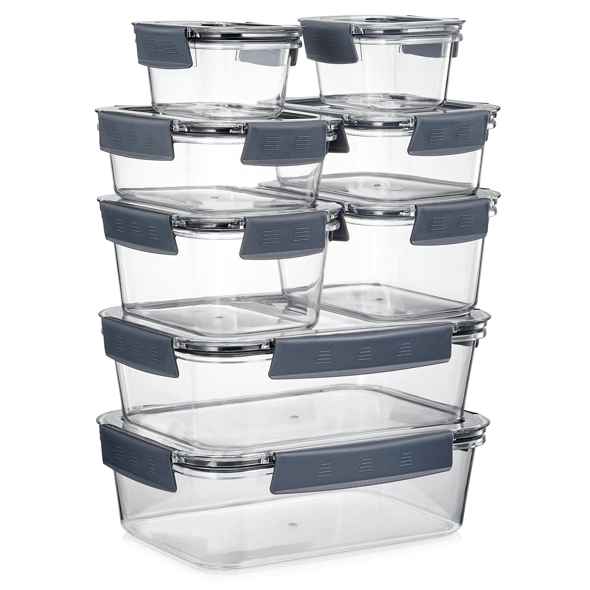 Variety Pack Food Storage Airtight Containers (16 Pack)