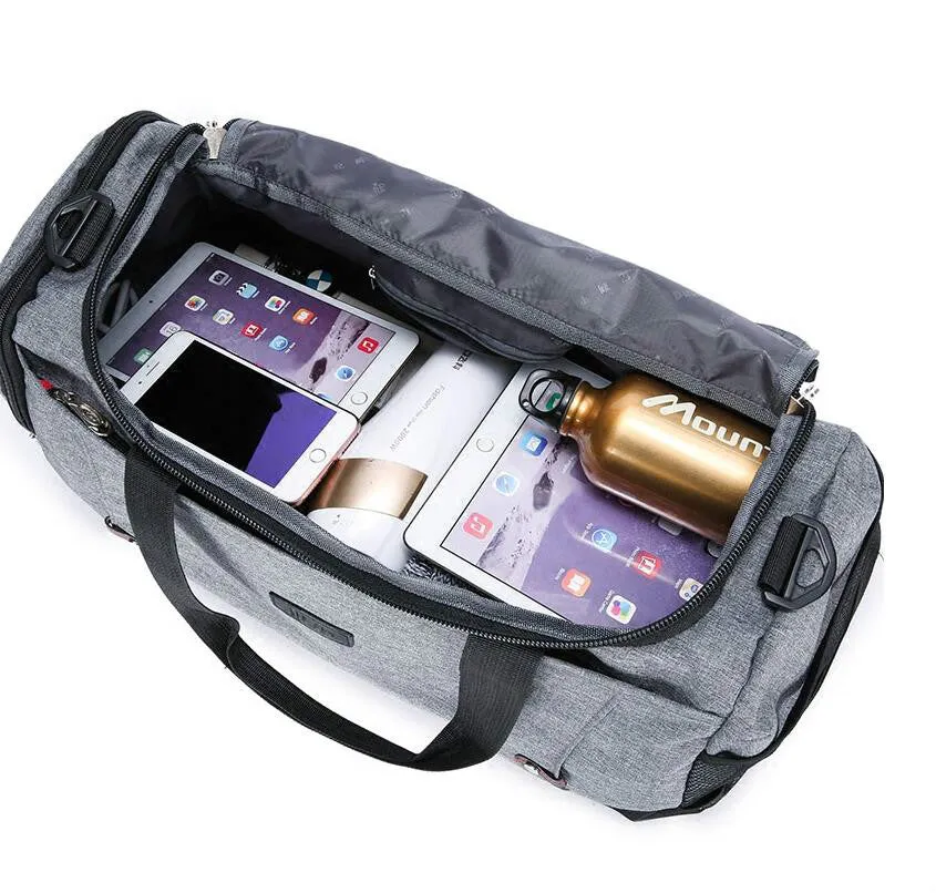 VKTERY New Travel Bag Large Capacity Men Hand Luggage Travel Duffle Bags Nylon Weekend Bags Multifunctional Travel Bags