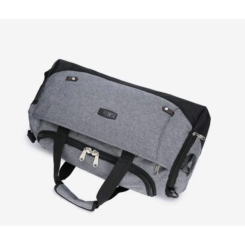 VKTERY New Travel Bag Large Capacity Men Hand Luggage Travel Duffle Bags Nylon Weekend Bags Multifunctional Travel Bags