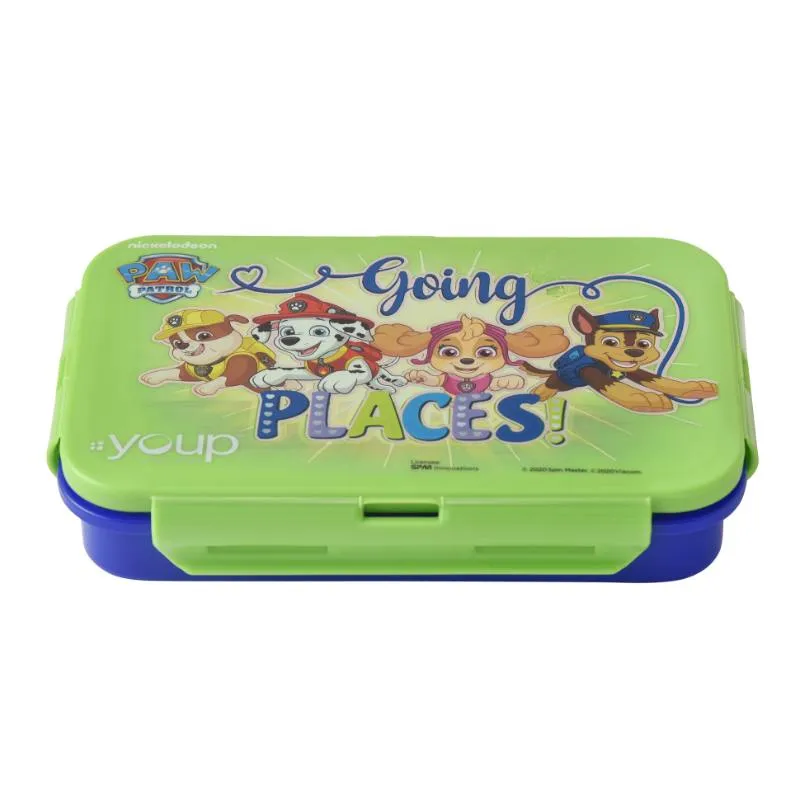 Youp Stainless Steel Green And Blue Color Paw Patrol Kids Lunch Box Ryder - 450 ml